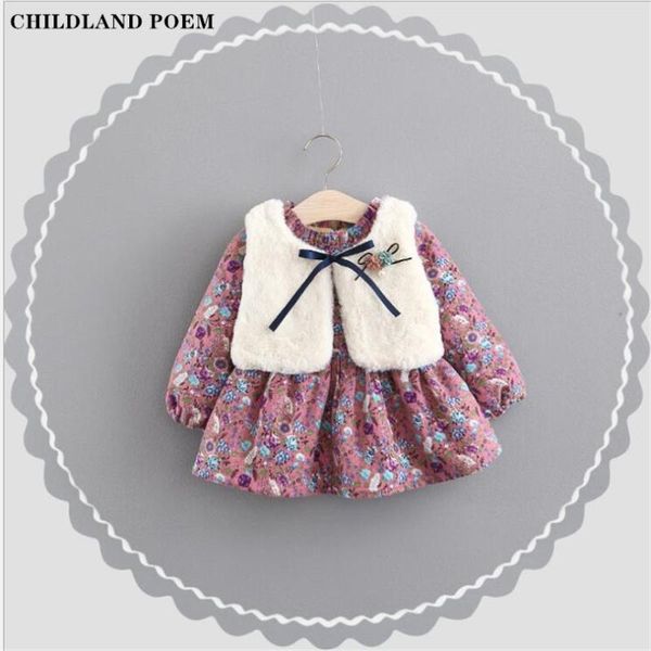 girl's dresses winter baby girls dress thick velvet faux fur + vest 2pcs floral infant clothes toddler for girl, Red;yellow
girl's dresses winter baby girls dress thick velvet faux fur + vest 2pcs floral infant clothes toddler for girl, Red;yellow