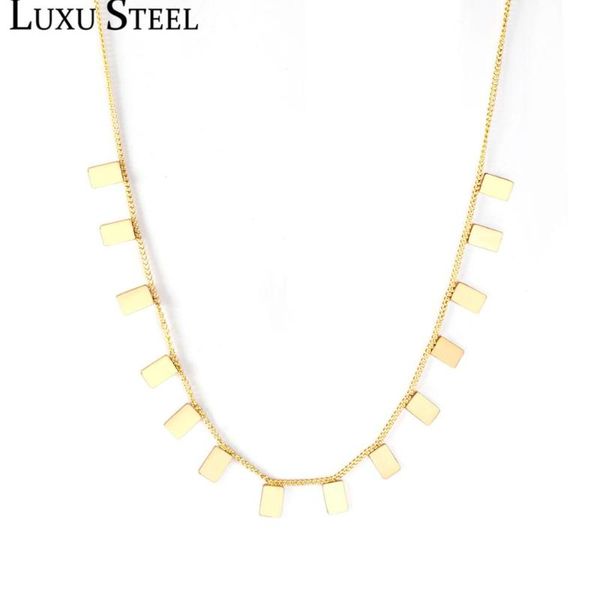 pendant necklaces luxusteel stainless steel geometry rectangle necklace colloars 2021 gold silver color women girl link chains party gift
pendant necklaces luxusteel stainless steel geometry rectangle necklace colloars 2021 gold silver color women girl link chains party gift