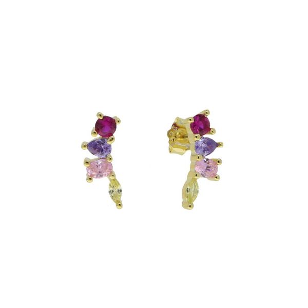 stud fancy red purple pink white cz pave bar shape earring for women lady real 925 sterling silver cute jewelry, Golden;silver
stud fancy red purple pink white cz pave bar shape earring for women lady real 925 sterling silver cute jewelry, Golden;silver
