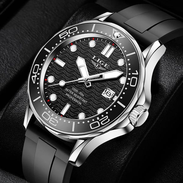wristwatches 2021 lige men watches luxury silicone strap sport waterproof quartz wrist watch for mens fashion rotating bezel date, Slivery;brown
wristwatches 2021 lige men watches luxury silicone strap sport waterproof quartz wrist watch for mens fashion rotating bezel date, Slivery;brown