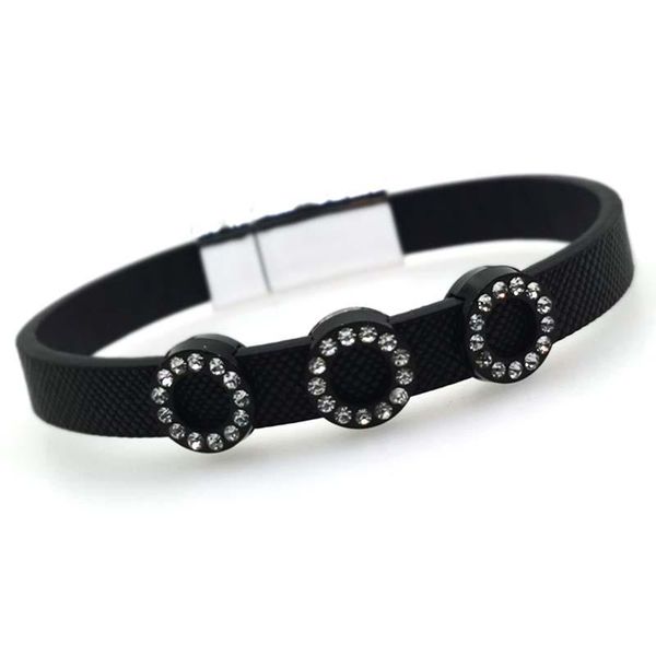tennis 2021 black leather bracelet for women jewelry fashion crystal magnetic bohemian wrap ladies, Golden;silver
tennis 2021 black leather bracelet for women jewelry fashion crystal magnetic bohemian wrap ladies, Golden;silver