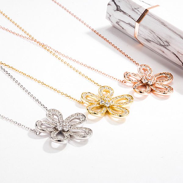japan and south korea new s925 sterling silver flower sunflower necklace ladies diamond petals clavicle chain net celebrity explosion jewelr
japan and south korea new s925 sterling silver flower sunflower necklace ladies diamond petals clavicle chain net celebrity explosion jewelr