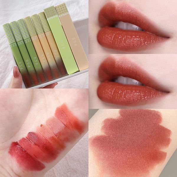 lip gloss sweet green lattice 6 colors makeup matte lipgloss waterproof long lasting mud red pink velvet nude lipstick cosmetics
lip gloss sweet green lattice 6 colors makeup matte lipgloss waterproof long lasting mud red pink velvet nude lipstick cosmetics