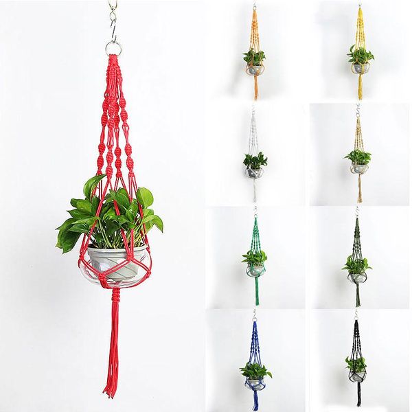 other garden supplies flowerpot holder net pocket rope hanging planter handmade basket pot tools knotted color nylon bag
other garden supplies flowerpot holder net pocket rope hanging planter handmade basket pot tools knotted color nylon bag