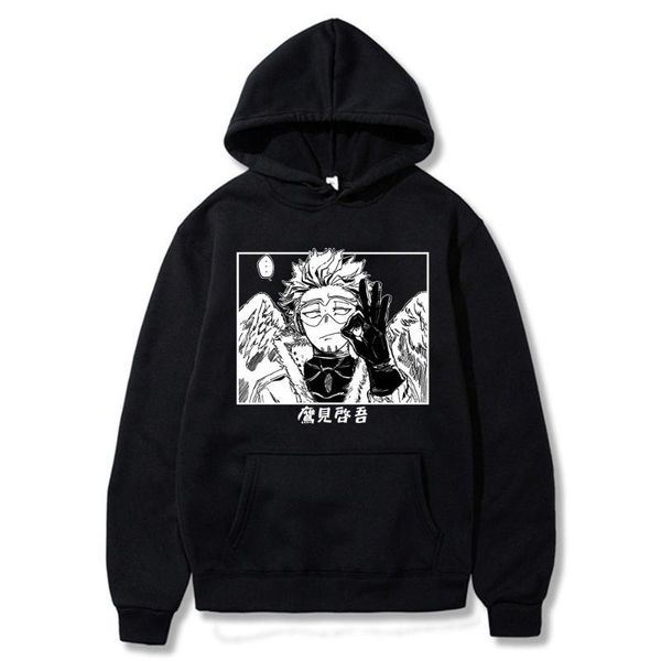 men's hoodies & sweatshirts harajuku my hero academia japanese anime hawks printed hoodie streetwear casual, Black
men's hoodies & sweatshirts harajuku my hero academia japanese anime hawks printed hoodie streetwear casual, Black