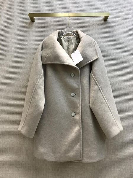 women's wool & blends luxury 93% and coat for women 2021 winter simple profile large lapel long sleeve warm mid-length casual woolen co, Black
women's wool & blends luxury 93% and coat for women 2021 winter simple profile large lapel long sleeve warm mid-length casual woolen co, Black