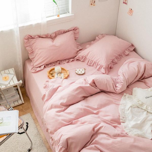 solid bedding sets ruffles duvet cover 220x240 twin bed linen home textiles printed fitted sheet 4pcs pillowcase
solid bedding sets ruffles duvet cover 220x240 twin bed linen home textiles printed fitted sheet 4pcs pillowcase