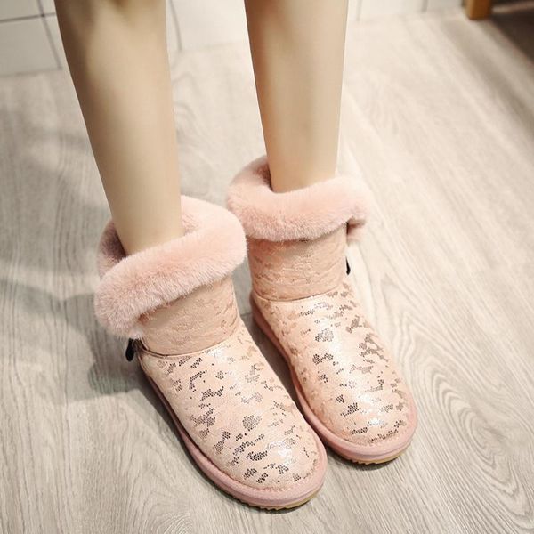 boots fashion women winter snow leopard print round toe bread cotton ladies comfortable warm, Black
boots fashion women winter snow leopard print round toe bread cotton ladies comfortable warm, Black