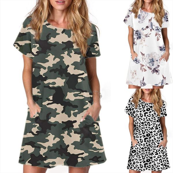 casual loose t shirt womens dresses summer plus size o neck a line short sleeve pocket tunic, Black;gray
casual loose t shirt womens dresses summer plus size o neck a line short sleeve pocket tunic, Black;gray