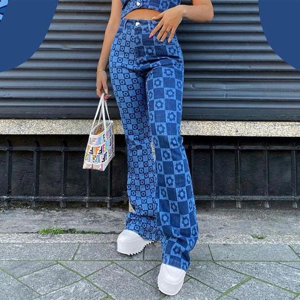 floral print vintage denim jeans women casual plaid skinny high waist pant capris fashion streetwear ladies pocket long trousers women', Blue
floral print vintage denim jeans women casual plaid skinny high waist pant capris fashion streetwear ladies pocket long trousers women', Blue