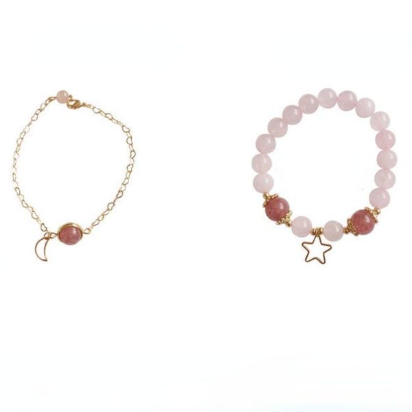 beaded, strands 2021 korean fashion ladies bracelet gemstone strawberry pink crystal beads simple wild sweet romantic, Black
beaded, strands 2021 korean fashion ladies bracelet gemstone strawberry pink crystal beads simple wild sweet romantic, Black