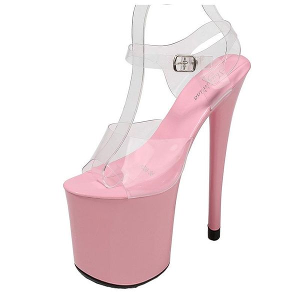 fashion 20cm thin high heels women sandals pvc buckle strap open toed waterproof platform party wedding shoes for 2021, Black
fashion 20cm thin high heels women sandals pvc buckle strap open toed waterproof platform party wedding shoes for 2021, Black