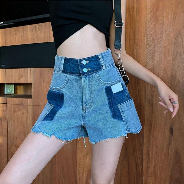 women's shorts fall female hole blue denim short casual all-match slim jean women 2021 summer vinatge high waist jeans, White;black
women's shorts fall female hole blue denim short casual all-match slim jean women 2021 summer vinatge high waist jeans, White;black