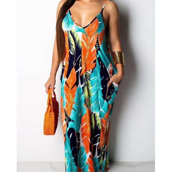 fashion maxi long boho womens sleepwears dress v neck sleeveless floral summer beach cocktail party loose sundress, Black;red
fashion maxi long boho womens sleepwears dress v neck sleeveless floral summer beach cocktail party loose sundress, Black;red