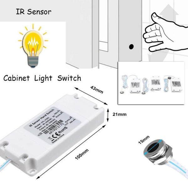 smart home control ac85-250v hand sweep ir sensor switch infrared cabinet light for cabinets wardrobes mirror lights led lamps wave
smart home control ac85-250v hand sweep ir sensor switch infrared cabinet light for cabinets wardrobes mirror lights led lamps wave