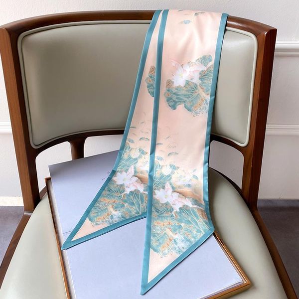 scarves 2021 fashion silk skinny scarf women necktie female neckscarf bag ribbon long narrow neck tie ladies, Blue;gray
scarves 2021 fashion silk skinny scarf women necktie female neckscarf bag ribbon long narrow neck tie ladies, Blue;gray