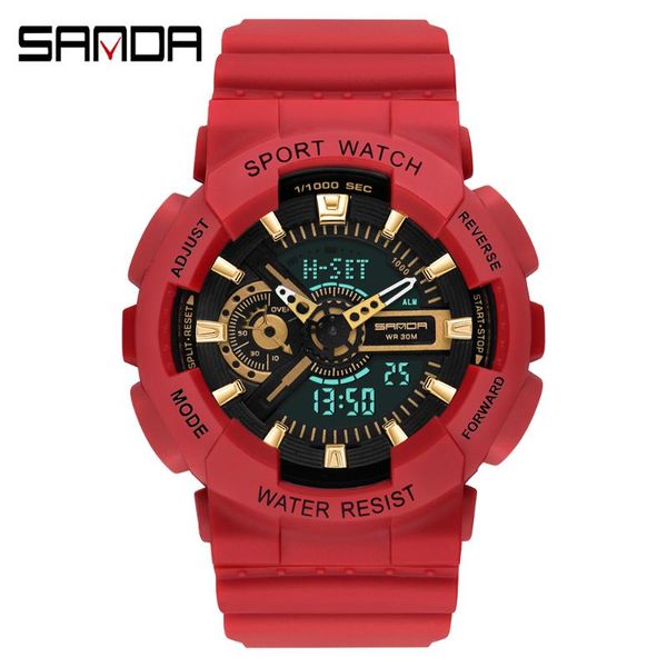 wristwatches sanda g military men watches sport watch led digital waterproof casual fashion quartz male clock relogios masculino, Slivery;brown
wristwatches sanda g military men watches sport watch led digital waterproof casual fashion quartz male clock relogios masculino, Slivery;brown