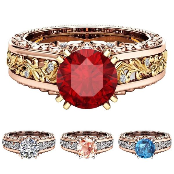 wedding rings engagement round shiny rhinestone hollow finger ring luxury jewelry, Slivery;golden
wedding rings engagement round shiny rhinestone hollow finger ring luxury jewelry, Slivery;golden
