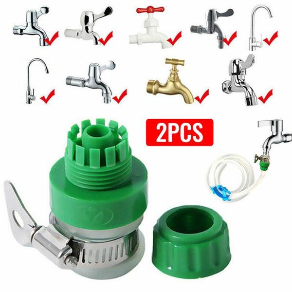 watering equipments 2pcs faucet universal connector garden hose pipe mixer kitchen tap adaptor for gardening car washing cleaning work
watering equipments 2pcs faucet universal connector garden hose pipe mixer kitchen tap adaptor for gardening car washing cleaning work