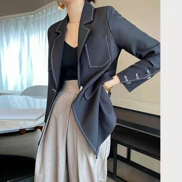 women's suits & blazers suit jacket korean style blazer design office lady coats and jackets women chaqueta mujer luxury clothi, White;black
women's suits & blazers suit jacket korean style blazer design office lady coats and jackets women chaqueta mujer luxury clothi, White;black