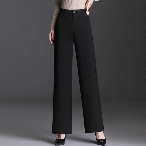 plus size -4xl women high waist black wide leg pants loose casual straight suit trousers formal elegant chic work clothes women's & ca, Black;white
plus size -4xl women high waist black wide leg pants loose casual straight suit trousers formal elegant chic work clothes women's & ca, Black;white