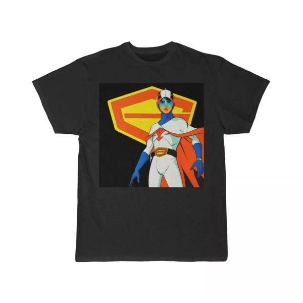 g force mark gatchaman battle of the planets short sleeve tee, White;black