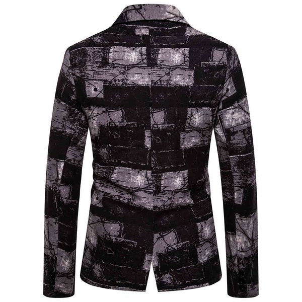 fashion suits men's large casual national style printing, White;black
fashion suits men's large casual national style printing, White;black