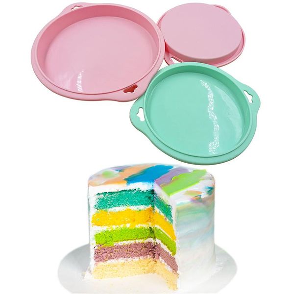 4pcs 6/8inch silicone layered round cake mold pizza baking pans diy dessert kitchen pink green moulds
4pcs 6/8inch silicone layered round cake mold pizza baking pans diy dessert kitchen pink green moulds