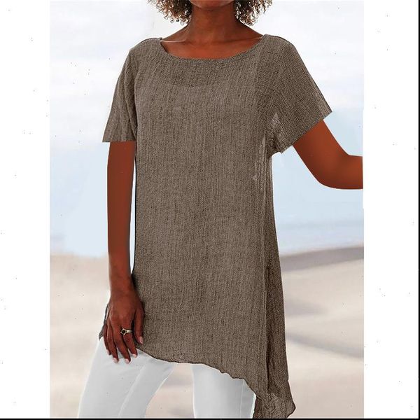 cotton solid short sleeve women shirt summer loose plus size o neck womens blouses anomalistic casual tunic, White
cotton solid short sleeve women shirt summer loose plus size o neck womens blouses anomalistic casual tunic, White