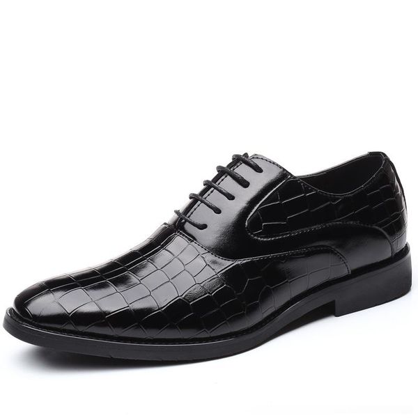 dress shoes 2021 classic crocodile pattern business flat men designer formal leather men's loafers party, Black
dress shoes 2021 classic crocodile pattern business flat men designer formal leather men's loafers party, Black