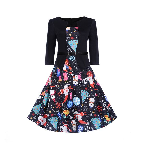 Christmas Halloween Women's Belt Retro Style Ladies Comfortable Loose Party Holiday Show Long Sleeve Dress, Black;gray
Christmas Halloween Women's Belt Retro Style Ladies Comfortable Loose Party Holiday Show Long Sleeve Dress, Black;gray