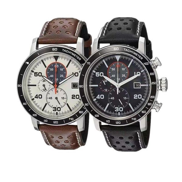 wristwatches quartz watch fashion chronograph sport mens watches reloj hombre business, Slivery;brown
wristwatches quartz watch fashion chronograph sport mens watches reloj hombre business, Slivery;brown