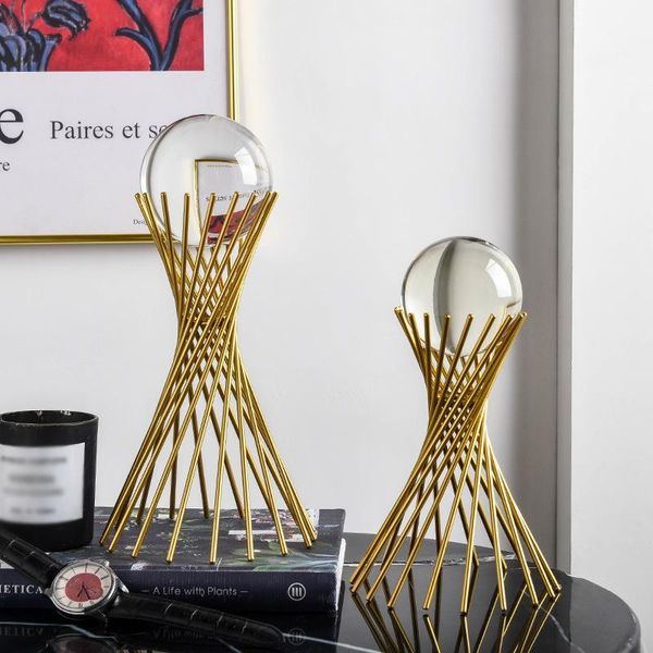 novelty items modern metal crystal ball handicraft style home decoration small waist golden arch living room office ornaments art gift
novelty items modern metal crystal ball handicraft style home decoration small waist golden arch living room office ornaments art gift