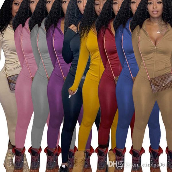 women tracksuits two pieces set designer fall winter solid color long sleeve jacket pants outfits ladies fashion casual sportwear 539, Gray
women tracksuits two pieces set designer fall winter solid color long sleeve jacket pants outfits ladies fashion casual sportwear 539, Gray