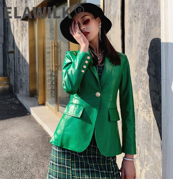 women's leather & faux 2021 spring brand design genuine blazers jackets real women elegant coat b683, Black
women's leather & faux 2021 spring brand design genuine blazers jackets real women elegant coat b683, Black