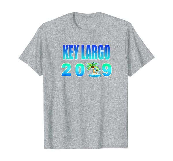 key largo palm tree beach vacation 2019 t-shirt, White;black
key largo palm tree beach vacation 2019 t-shirt, White;black