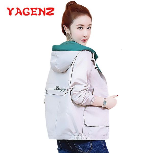 women's jackets yagenz casual bomber jacket women zipper hooded coat spring autumn long sleeve basic plus size short biker coats female, Black;brown
women's jackets yagenz casual bomber jacket women zipper hooded coat spring autumn long sleeve basic plus size short biker coats female, Black;brown