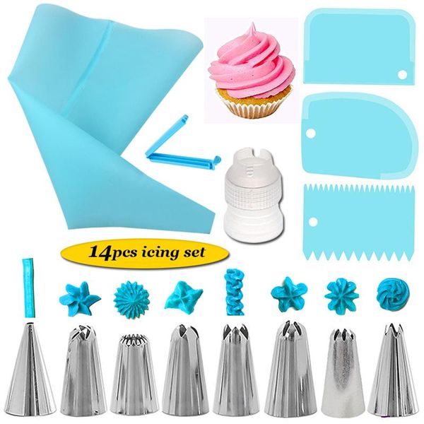 baking & pastry tools 14pcs cake decorating piping bag cream nozzles spatula diy chocolate confectionery accessories kitchen supplies
baking & pastry tools 14pcs cake decorating piping bag cream nozzles spatula diy chocolate confectionery accessories kitchen supplies