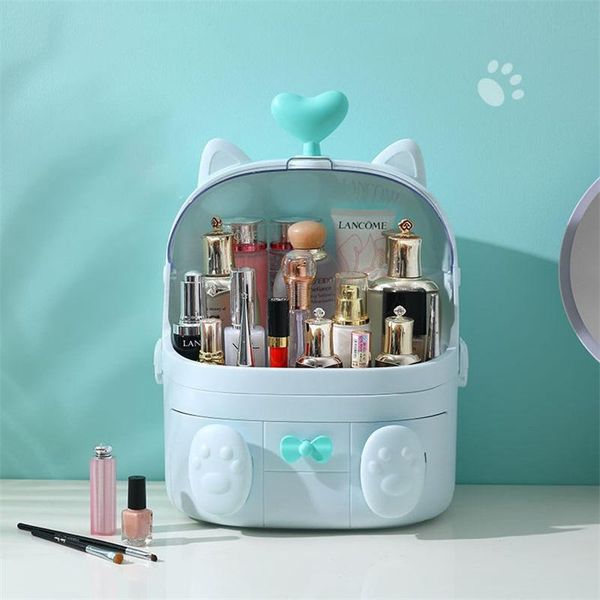 storage boxes & bins cat shape plastic makeup box cosmetic organizer make up container desksundry case
storage boxes & bins cat shape plastic makeup box cosmetic organizer make up container desksundry case