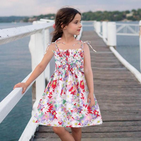 girl's dresses girls from 2 to 7 years toddler baby children's dress floral printed beach suspender princess vestido, Red;yellow
girl's dresses girls from 2 to 7 years toddler baby children's dress floral printed beach suspender princess vestido, Red;yellow