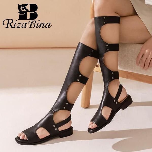sandals rizabina size 33-42 women cow leather flat heel summer boots party club shoes footwear ar0l, Black
sandals rizabina size 33-42 women cow leather flat heel summer boots party club shoes footwear ar0l, Black
