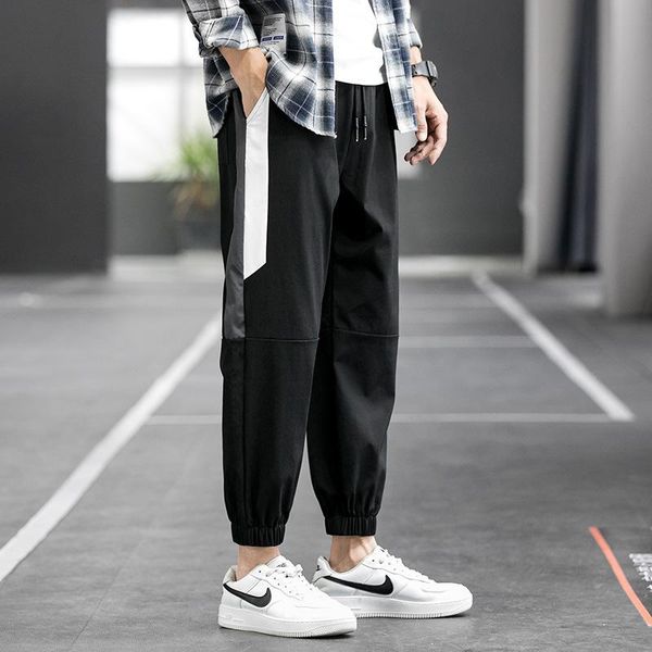 men's pants ice silk casual small foot loose thin sports capris summer trend breathable2021, Black
men's pants ice silk casual small foot loose thin sports capris summer trend breathable2021, Black