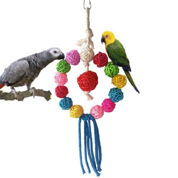 other bird supplies cage toys for parrots 1pcs colorful beads funny interactive hanging swings chewing bite toy
other bird supplies cage toys for parrots 1pcs colorful beads funny interactive hanging swings chewing bite toy