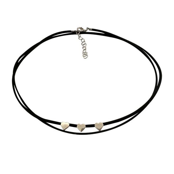 chokers amorcome heart charm simple double layer choker necklace for women girls boho black leather collar clavicle jewelry, Golden;silver
chokers amorcome heart charm simple double layer choker necklace for women girls boho black leather collar clavicle jewelry, Golden;silver