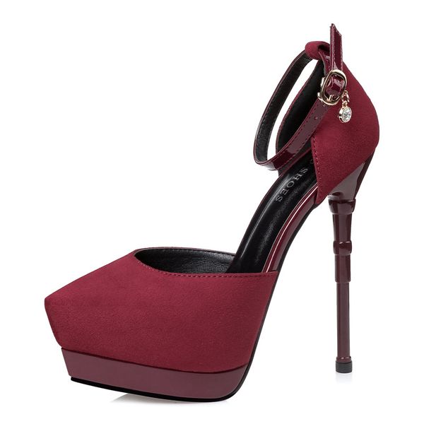 2021 ankle strap bridal pumps fashion suede hollow out pointed toe stiletto high heels wedding dress shoes 1, Black
2021 ankle strap bridal pumps fashion suede hollow out pointed toe stiletto high heels wedding dress shoes 1, Black