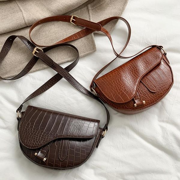 evening bags women crossbody fashion crocodile semicircle saddle pu leather shoulder for female handbags designer sacs femme
evening bags women crossbody fashion crocodile semicircle saddle pu leather shoulder for female handbags designer sacs femme