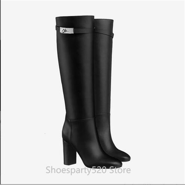 boot women lock-up club thin fit party long black designer leater chunky heels high boots
boot women lock-up club thin fit party long black designer leater chunky heels high boots
