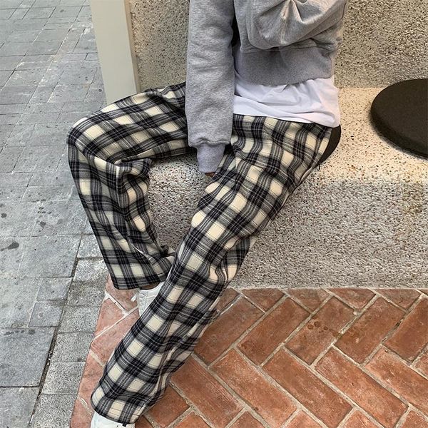women's pants & capris winter retro plaid casual with plush thickened straight high waist wide leg vintage 12261, Black;white
women's pants & capris winter retro plaid casual with plush thickened straight high waist wide leg vintage 12261, Black;white