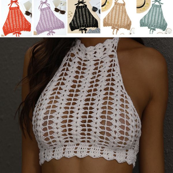 avant-garde swimsuit for women 2021 hand hook knitted neck tied hollow bikini chest wrapped beach swimsuit top, White;black
avant-garde swimsuit for women 2021 hand hook knitted neck tied hollow bikini chest wrapped beach swimsuit top, White;black