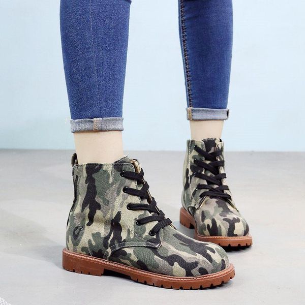 boots autumn women camouflage motorcycle winter lace up gothic punk round toe non-slip ankle botas shoes, Black
boots autumn women camouflage motorcycle winter lace up gothic punk round toe non-slip ankle botas shoes, Black